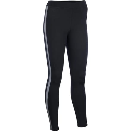 Avento Runningbroek Dames - Reflective Stripe - Zwart/Zilver - 42