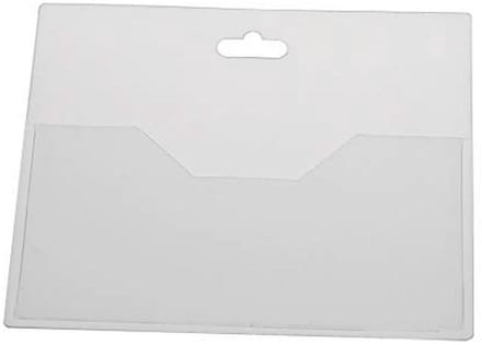 Transparante Open Kaarthouder voor Kaarten 90x60mm - 24 Stuks