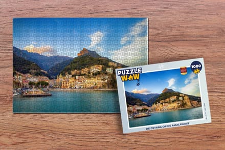 Puzzel De cetara op de Amalfikust - Legpuzzel - Puzzel 1000 stukjes volwassenen