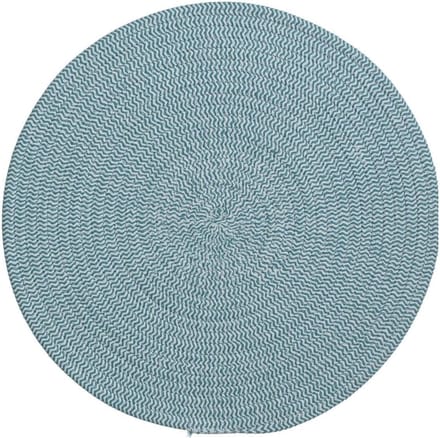 Ronde placemat groen - katoen - 38 cm - Onderleggers