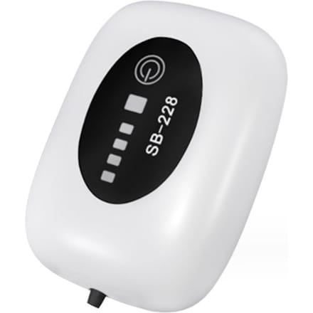 Aquarium Luchtpomp USB Oplaadbare Zuurstofpomp Aquarium Bubbler Hoge capaciteit 4800mAh Lithium 2600mAh wit
