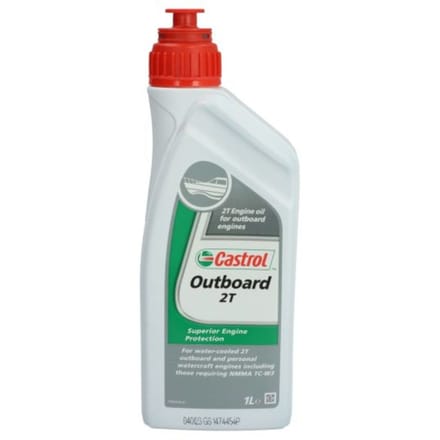 Motorolie voor boten Castrol Outboard 2T 1 L