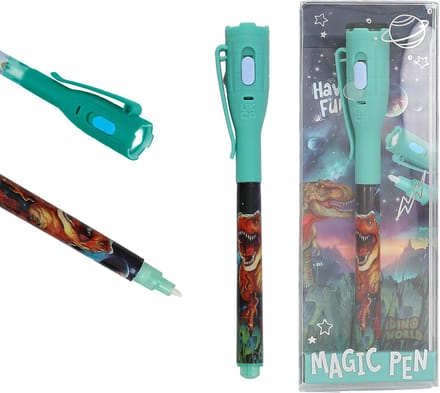 Depesche - Dino World geheime pen met LED
