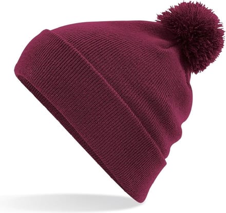 Senvi Original Pom Pom Beanie Bordeaux (One size fits all)