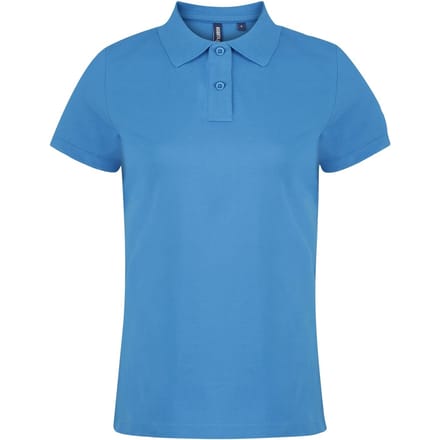 Asquith & Fox Dames/dames Poloshirt met korte mouwen en effen mouwen (Saffier)