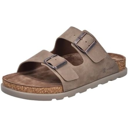 Rieker heren muiltjes slipper leer breed 25590-25 bruin
