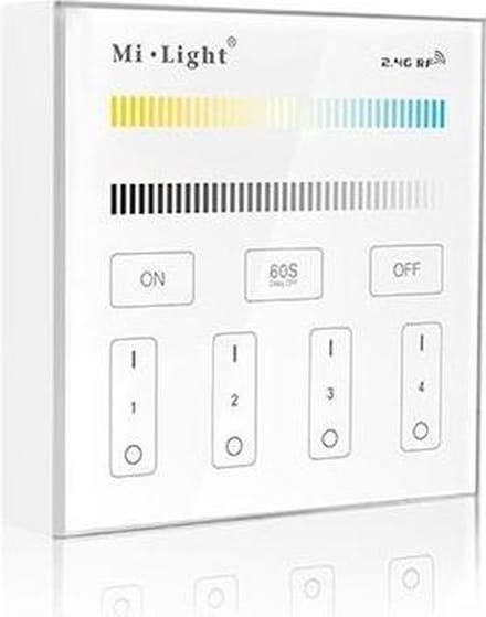 4-Zone kleurtemperatuur Smart Panel Remote Controller - B2 Mi-light 2.0