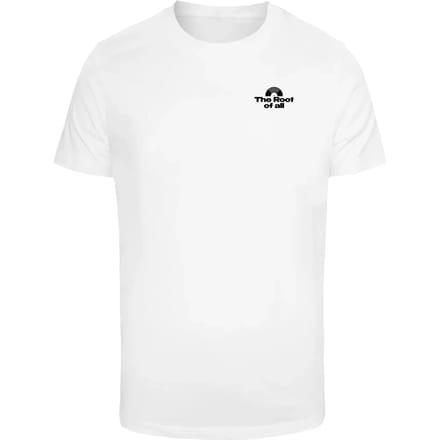 Mister Tee - Root of All Heren T-shirt - S - Wit