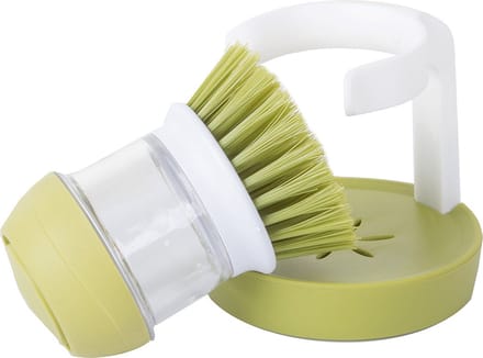 Boster - Afwasborstel met Zeepdispenser - Palm Scrub - Met Houder
