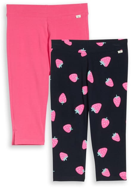 Tom Tailor - Leggings in 2-pack - Maat 98 - Flashy Pink