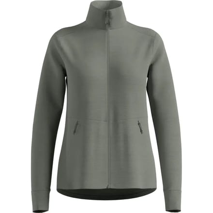 Odlo Grid Fleece Met Volledige Rits Groen XS Vrouw