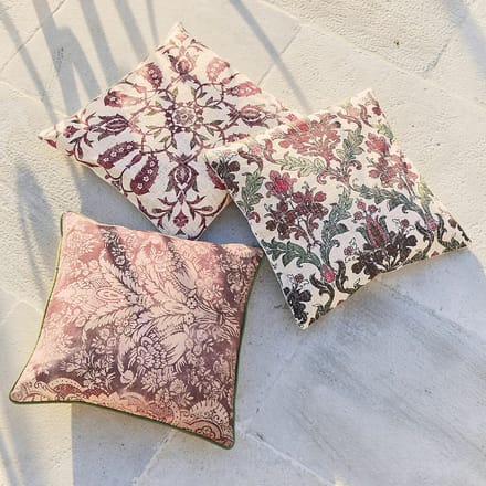 LOBERON Kussenhoes set van 3 Camden violet/roze