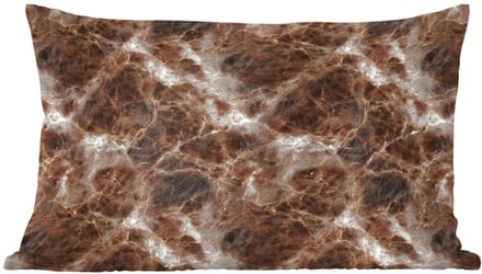 Sierkussens - Kussentjes Woonkamer - 60x40 cm - Bruin - Goud - Marmer