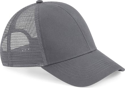 Beechfield 'Organic Cotton Trucker Cap' Grijs