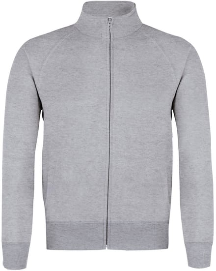Fruit Of The Loom Man lichtgewicht sweatsweatshirt grijs - S