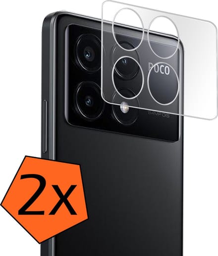 Camera Lens Protector - 2 Stuks - Geschikt voor Xiaomi Poco X6 Pro - Camera Screenprotector - Gehard Glas - Beschermglas - Tempered Glass - Screen Protector