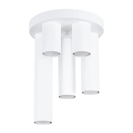 Sollux Lighting Plafondlamp Lagos - GU10 - wit - staal - 33x25x25cm