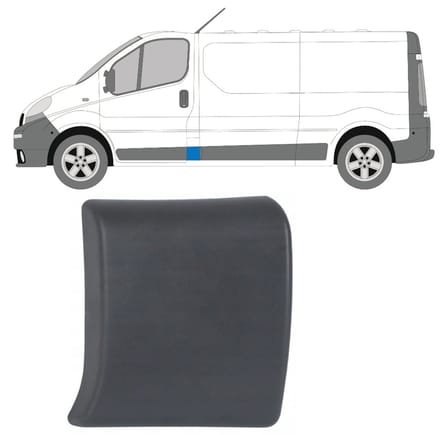 Sierlijst voor stijl voor Renault Trafic 2001-2014 / Links