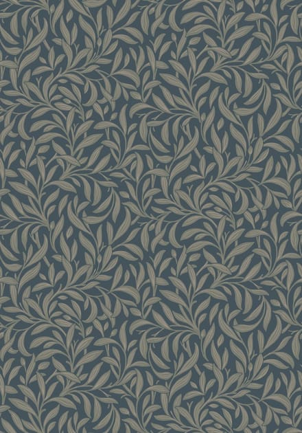 Boråstapeter Vliesbehang 4830 - New Heritage - Botanisch Blauw - 53cm x 10.05m
