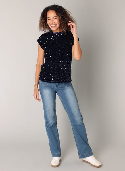 ES&SY Aileen Tops - Blue - maat 38