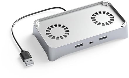 DrPhone DPR Mini SE USB Hub met 2x Ventilator – 3-in-1 USB Expander voor Deeper Connect – Hoge Snelheid & Koeling