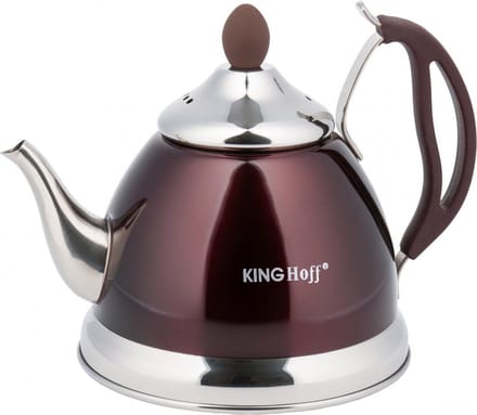 Kinghoff 3762 - Theepot / Theekan met zeef - Bruin