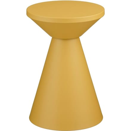 Mica Decorations Jim Bijzettafel - H45 x Ø31 cm - IJzer - Okergeel