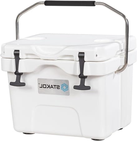 Draagbare Koelbox - Thermobox Isolerend - Buitenactiviteiten Koelen - Tot 5 Dagen Koel - 15 Liter - Wit