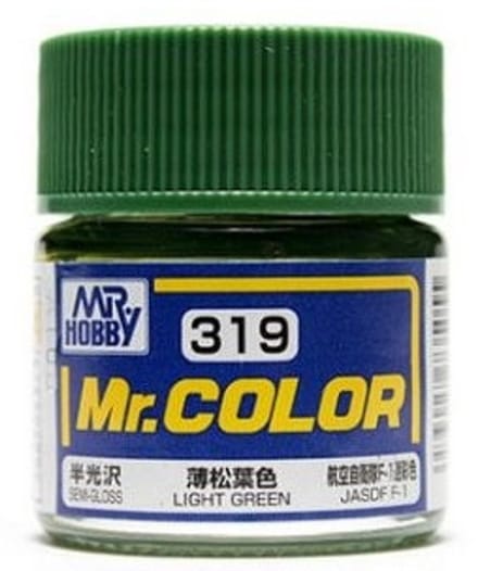 Gunze Mr. Hobby C-319 - Mr. Color 10 ml Light Green - Lacquer Modelbouwverf