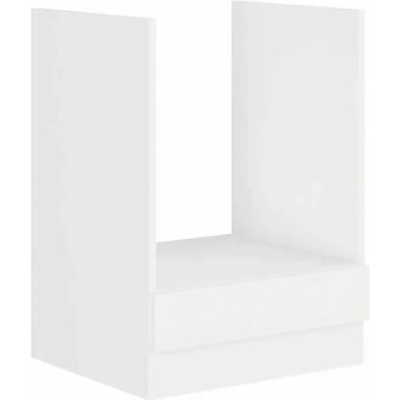 ATLAS Ovenkast - Witte decoratie - B60 x D52 x H82 cm - Werkblad niet inbegrepen wit