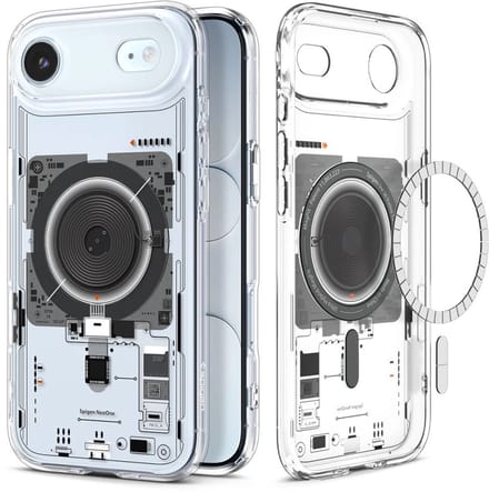 MagSafe hoesje voor Apple iPhone 17 Air, Spigen, Ultra Hybrid Neo One, Transparant ACS10321