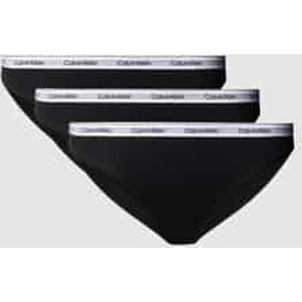 Calvin Klein 3-pack bikinislips - Icon logo - zwart L