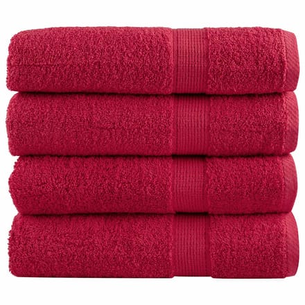 vidaXL - Badhanddoeken - SOLUND - 4 - st - 600 - g/m² - 100x150 - cm