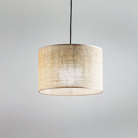 TK Lighting Hanglamp Jute, 1-lamp Ø 30 cm