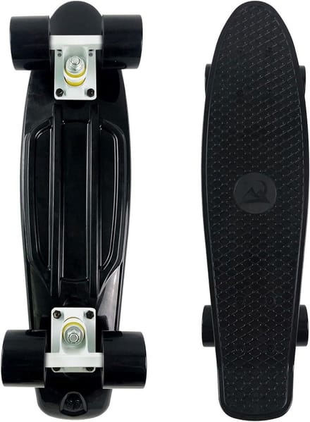 Mini Skateboard - Cruiser Board - Stad Verkennen - Flexibel Fishtail Dek - 22 Inch - Blauw