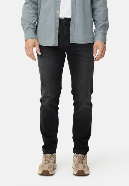 camel active fleXXXactive® Jeans Relaxed Fit - Maat menswear-34/34 - Grafiet grijs