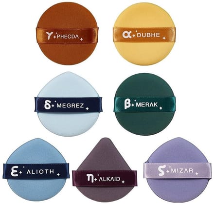 Dailygoods- Vingerpoeder 7 Stuks - Make-up Spons - Zacht Schuim