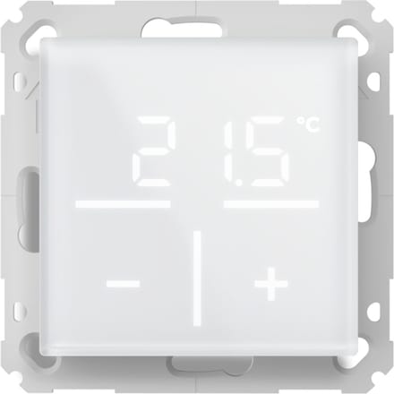 Homematic IP Glas - Wand Thermostaat - CO2-Sensor - Wit