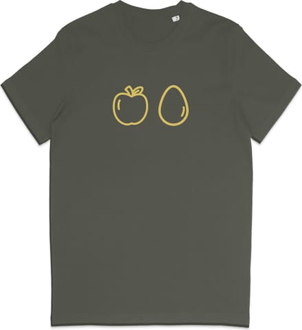 Dames Heren T Shirt Klussen - Appeltje Eitje - Grappig Cadeau voor Doe Het Zelvers - Khaki Groen - M