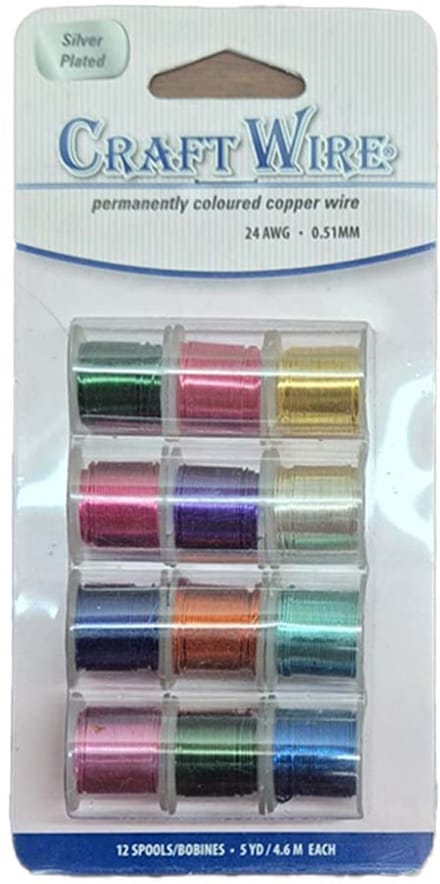 0.51 mm Gekleurd Koperdraad 12 Kleuren