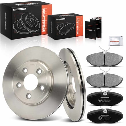 Frankberg 2x Remschijven 4x Remblokken Achteras voor Jaguar S-Type X