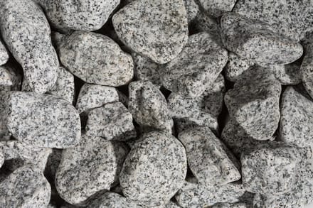 Pebbles Nerobianco rond 50/100 20kg - 20 KG - Grote sierkeien.
