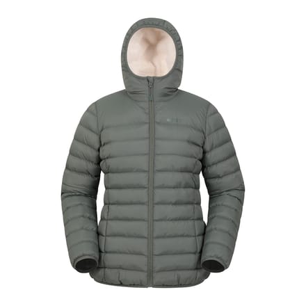 Mountain Warehouse Met imitatiebont gevoerde dames/dames jas (Kaki Groen)