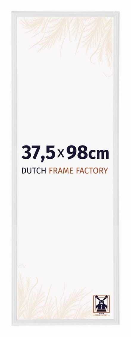 Fotolijst 37,5x98 cm - Kunststof - Wit Hoogglans - Angers