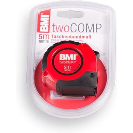 BMI twoCOMP 472541021 Rolmaat 5 m Staal