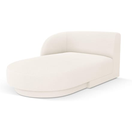 Chaise longue Miley links bouclé | Micadoni Limited Edition