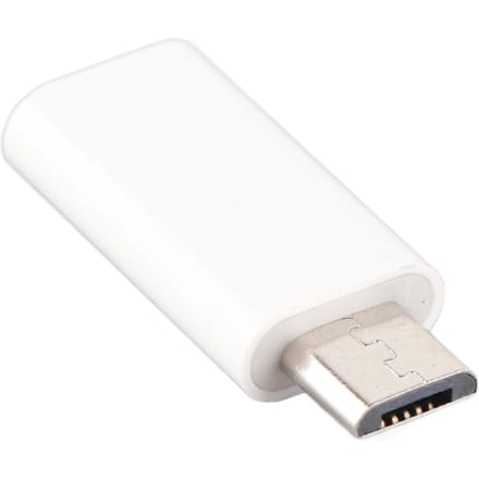 Adaptateur Convertisseur Micro USB Mâle vers USB 3.0 Type C Femelle Synchronisation & Charge pour Android (Noir) blanc