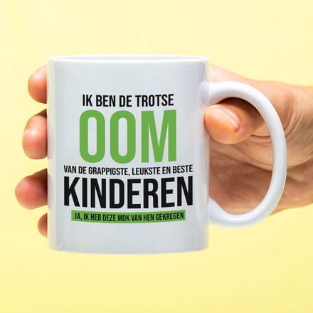Mok Trots Op De Leukste Kinderen - Oom van Ditverzinjeniet.nl