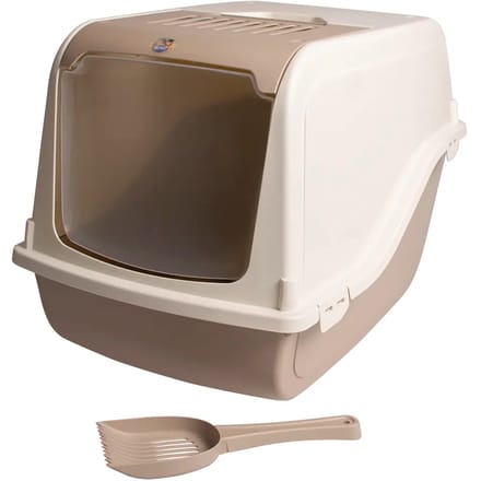 Duvoplus - Kattenbak - Kat - Kattentoilet Basil Met Filter 57x39x41cm Bitter Green - 1st