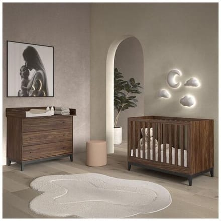 Jaxx 2-delige babykamer Ilyas Darkbrown unisex